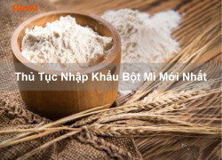 Thủ Tục Nhập Khẩu Bột Mì Mới Nhất